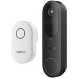 Reolink D340B w/ Chime + 64GB SD video samtalesystem 4 MP Sort, Dørklokken 4 MP, 2048 x 2048 pixel, CMOS, 25,4 / 3,11 mm (1 / 3.11"), 15 fps, 180°