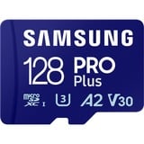 SAMSUNG MB-MD128SA/EU hukommelseskort 128 GB MicroSDXC UHS-I Klasse 10 Blå, 128 GB, MicroSDXC, Klasse 10, UHS-I, 180 MB/s, 130 MB/s