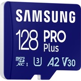 SAMSUNG PRO Plus 128 GB microSDXC (2023), Hukommelseskort Blå
