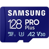 SAMSUNG PRO Plus 128 GB microSDXC (2023), Hukommelseskort Blå
