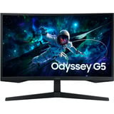 Samsung G55C computerskærm 68,6 cm (27") 2560 x 1440 pixel Wide Quad HD LED Sort, Gaming Skærm Sort, 68,6 cm (27"), 2560 x 1440 pixel, Wide Quad HD, LED, Sort