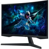 Samsung G55C computerskærm 68,6 cm (27") 2560 x 1440 pixel Wide Quad HD LED Sort, Gaming Skærm Sort, 68,6 cm (27"), 2560 x 1440 pixel, Wide Quad HD, LED, Sort