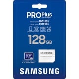 Samsung MB-MD128SA/EU hukommelseskort 128 GB MicroSDXC UHS-I Klasse 10 Blå, 128 GB, MicroSDXC, Klasse 10, UHS-I, 180 MB/s, 130 MB/s