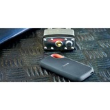 SanDisk Extreme Portable 2000 GB Sort, Solid state-drev Sort/Orange, 2000 GB, USB Type-C, 3.2 Gen 2 (3.1 Gen 2), 1050 MB/s, Beskyttelse af adgangskode, Sort