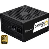 SilverStone SST-DA1000R-GM 1000W, PC strømforsyning Sort
