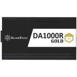 SilverStone SST-DA1000R-GM 1000W, PC strømforsyning Sort