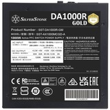 SilverStone SST-DA1000R-GM 1000W, PC strømforsyning Sort
