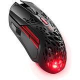 SteelSeries Gaming mus Sort/mørk rød