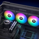 Thermaltake TH420 V2 Ultra EX ARGB CPU AIO væskekøler, Vandkøling Sort