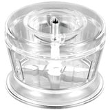 Unold 5050 madkniv og anden skære-enhed Transparent, Makulering Hvid, Transparent, Plast, Rustfrit stål, 0,28 L, Schweiz, 83 mm