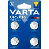 VARTA Lithium knapcelle CR2016, 3 volt, Batteri 