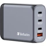 Verbatim GNC-100 Universel Sort, Grå Vekselstrøm Hurtig opladning Indendørs, Oplader grå, Indendørs, Vekselstrøm, 20 V, Sort, Grå