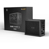 be quiet! Dark Power 13 1000W, PC strømforsyning Sort