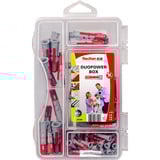 fischer DuoPower-Box mini, Dyvel Lys grå/Rød