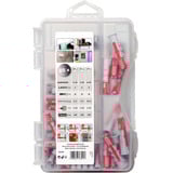 fischer DuoPower-Box mini, Dyvel Lys grå/Rød