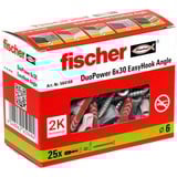 fischer EasyHook Vinkel DuoPower 6x30, Dyvel Hvid