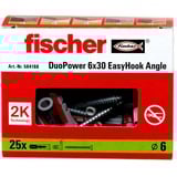 fischer EasyHook Vinkel DuoPower 6x30, Dyvel Hvid