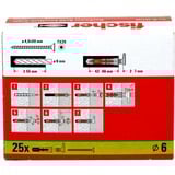 fischer EasyHook Vinkel DuoPower 6x30, Dyvel Hvid