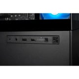 ALTERNATE Custom PC Series • Blue Thunder Elements Gaming-PC, Gaming PC Sort/gennemsigtig