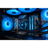 ALTERNATE Custom PC Series • Blue Thunder Elements Gaming-PC, Gaming PC Sort/gennemsigtig