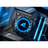 ALTERNATE Custom PC Series • Blue Thunder Elements Gaming-PC, Gaming PC Sort/gennemsigtig