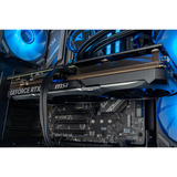 ALTERNATE Custom PC Series • Blue Thunder Elements Gaming-PC, Gaming PC Sort/gennemsigtig