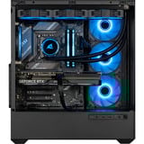 ALTERNATE Gaming PC Sort/gennemsigtig
