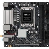 ASRock B760M-ITX/D4 WIFI, Bundkort Sort/Sølv