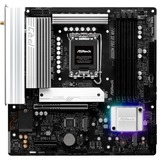 ASRock B860M Pro RS WiFi, Bundkort Sort/Sølv