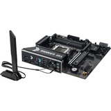 ASUS TUF GAMING B850M-E WIFI AMD B850 Sokkel AM5 micro ATX, Bundkort AMD, Sokkel AM5, AMD Ryzen 7000 Series, AMD Ryzen 8000 Series, AMD Ryzen 9000 Series, Sokkel AM5, DDR5-SDRAM, 256 GB