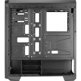 Aerocool Genesis-A-BK-v2 Sort, Towerkabinet Sort, PC, Sort, ATX, micro ATX, Mini-ITX, ABS, SPCC, 15,5 cm, 38 cm