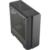 Aerocool Genesis-A-BK-v2 Sort, Towerkabinet Sort, PC, Sort, ATX, micro ATX, Mini-ITX, ABS, SPCC, 15,5 cm, 38 cm