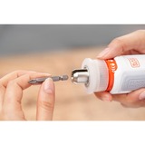 BLACK+DECKER BCRTA01-XJ, Skruetrækker Hvid/Orange