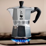 Bialetti Moka Express 0,2 L Aluminium, Sort, Espressomaskine Sølv, 0,2 L, Aluminium, Sort, 3 kopper, Aluminium, Moka Express, CE