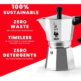 Bialetti Moka Express 0,2 L Aluminium, Sort, Espressomaskine Sølv, 0,2 L, Aluminium, Sort, 3 kopper, Aluminium, Moka Express, CE