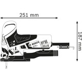 Bosch 0 601 58G 000 puslespil 650 W 2,3 kg, Stiksav Blå/Sort, 9 cm, 2 cm, 1 cm, Vekselstrøm, 650 W, 2,5 m