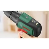 Bosch EasyImpact 12 1300 rpm Nøglefri 1 kg Sort, Grøn, Slagboremaskine Grøn/Sort, Pistolgreb boremaskine, Nøglefri, Børstefri, 1 cm, 1300 rpm, 2 cm