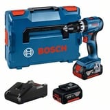 Bosch GSB 18V-45 1900 rpm Sort, Blå, Slagborer skruemaskine Blå/Sort, Skruemaskine, Pistolhåndtag, Sort, Blå, 1900 rpm, 500 rpm, 27000 IPM