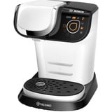 Bosch My Way 2 Fuld-auto Kapsel kaffemaskine, Kapsel maskine Hvid/Sort, Kapsel kaffemaskine, Kaffekapsel, 1300 W, Hvid