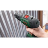 Bosch Universal Impact 18V 1450 rpm Nøglefri 1,3 kg Sort, Grøn, Rød, Bore-/ skruemaskine Grøn/Sort, Pistolgreb boremaskine, Nøglefri, 1 cm, 1450 rpm, 3 cm, 1 cm