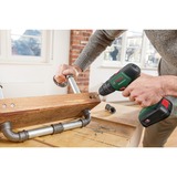 Bosch Universal Impact 18V 1450 rpm Nøglefri 1,3 kg Sort, Grøn, Rød, Bore-/ skruemaskine Grøn/Sort, Pistolgreb boremaskine, Nøglefri, 1 cm, 1450 rpm, 3 cm, 1 cm