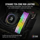 Corsair CMH32GX5M2B6000C38, Hukommelse Sort