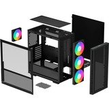 DeepCool R-CH560-BKAPE4-G-1, Towerkabinet Sort