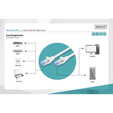 Digitus Patchkabel CAT 5e SF/UTP 3m grå