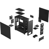 Fractal Design Pop XL Silent Tower Sort, Store towerkabinet Sort, Tower, PC, Sort, ATX, EATX, micro ATX, Mini-ITX, Stål, 18,5 cm