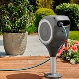 GARDENA Terrasse slangebox RollUp S, 15 meter, Slangerulle grå/Hvid