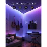 Govee Strip Light 2 Pro 5 Meter, LED Strip Hvid