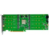 HighPoint SSD7540 intern solid state drev M.2 65536 GB PCI Express 4.0 NVMe, Controller 65536 GB, M.2, 16 Gbit/sek.