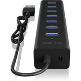 ICY BOX 60819, USB hub Sort
