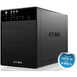 ICY BOX IB-3640SU3 USB 3.2 Gen 1 (3.1 Gen 1) Type-B Sort, Drev kabinet Sort, HDD, SATA, 3.5", USB 3.2 Gen 1 (3.1 Gen 1) Type-B, 5 Gbit/sek., Sort